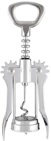 BML Wing Corkscrew Silver Bottle Openers with Multi-Functional Corks and Caps Stopper Beer Wine Cap Remover Tool for Restaurant Kitchen