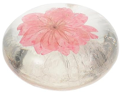 Mikinona 1 Pc transparent cadeaux d'anniversaire de maman maquillage rose de bain aux huiles essentielles fleurs de cerisier cosmétique artisanal