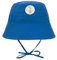 LÄSSIG Splash & Fun Baby und Kleinkind Sonnenhut Fischerhut mit UV-Schutz Kobaltblau 50-51 19-36 Monate