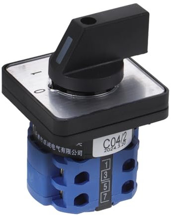 SOLUSTRE Schrittmotor Steuerung Netzschalter Steuerdrehschalter Drehtransferschalter Drehnockenschalter Ersatz Wechselschalter Transferschalter Ersatz Nocken Transferschalter Drehschalter Ersatz