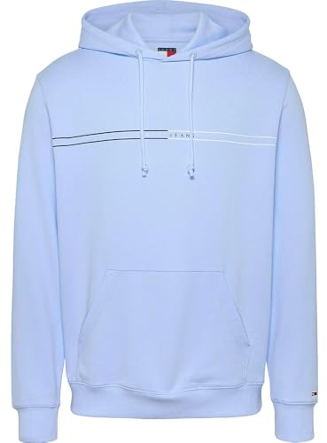 Tommy Jeans Herren Hoodie Entry Graphic mit Kapuze, Blau (Sweet Blue), M