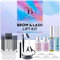 Wimpernlifting Set, Augenbrauen Lifting Set, 2-in-1-Lösung, Brow Lifting Set, Hält 6-8 Wochen, 15 Anwendungen, DIY Wimpern Lifting Set - und Augenbrauen-Kit - Lash Lifting Set