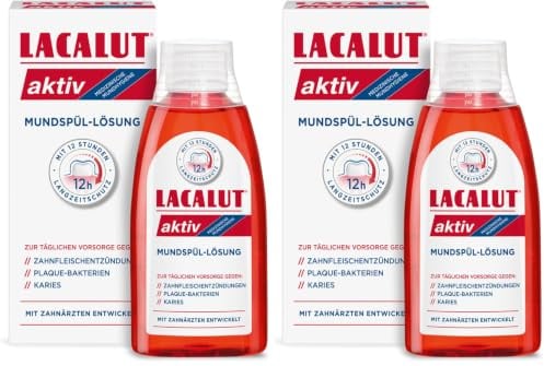Lacalut Zahnsteinkontrolle aktiv Mundspül-Lösung 1x300ml (Packung mit 2)