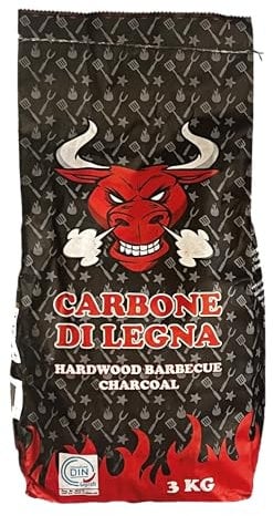 TORO - Carbonella di Legna per Barbecue, Composto da Legni Molto Duri del Sud Africa e della Namibia, Carbone per BBQ Ideale per Qualsiasi tipo di Cottura, Pezzatura Media, 3 kg