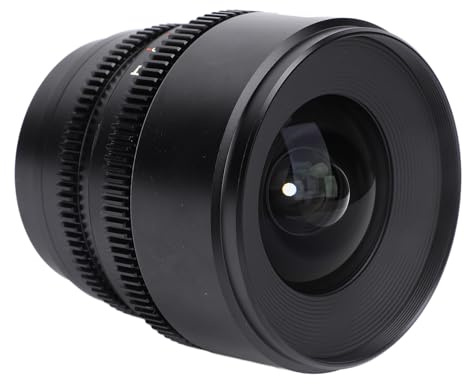 Lente de Cine de Enfoque Manual T2.1 Super 35 Prime para Cine con Montura EF con Cámara con Lente de Cine con Montura E Compatible con C200 C300 II, Red BMPCC 6K, Z CAM