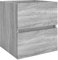 Kangmusi Waschbeckenunterschrank Grau Sonoma 41x38,5x45 cm Holzwerkstoff, kangmusi815646