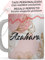 Taza Personalizada Nombre Mujer 340ml Regalo Original Amigo Invisible Diseño Exclusivo Minimalista Arte Lineal Café Té Apta Microondas Lavavajillas Regalos Elegantes Familiares Desayuno Rosa (ROSA)