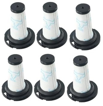 LVUPRTVH 6 Pezzi Filtro ZR009010, Compatibile con Rowenta, X-Force Flex 9.60 / X-Nano Robot Accessori Filtro Pulitore Parti di Ricambio
