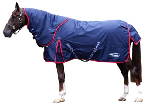Whitaker Rastrick V2 Fixed Neck Horse Turnout Rug (6´ 3) (Navy)