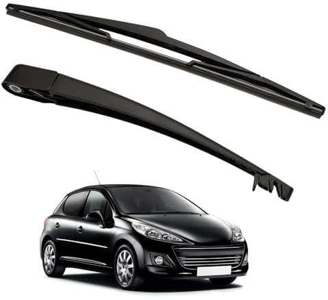 LDLRevX Kit Brazo Limpiaparabrisas Traserode 405 Mm Para Peugeot 207 207+ 2006-2015 642397 6423.97 6429AR 6451AJ Escobilla Limpiaparabrisas Trasera
