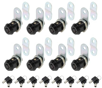 INFINAUTO Schließzylinder RV Stauraumschloss Mit Gleichschließendem 5/8 Zylinder Passt Für 3/8 Maximale Türdicke Für RV Abteil Wohnmobil Anhänger Schrank Und Werkzeugkasten