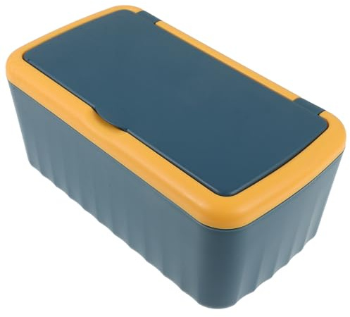 OSOLADY Reusable Plastic Wipes Dispenser Tissue Box with Dustproof Cover for Well-protected Wet Wipes and Napkins, Suitable for Desktop and Outdoor Use, Modern Simple Design