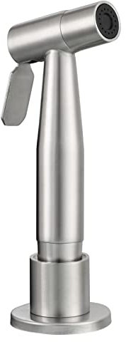 CIENCIA Grifo Fregadero Acero Inoxidable Grifo Cocina Extraible Ducha de Lavabo 360° Giratorio Grifo de Cocina Extraible para Fregadero, WS030F