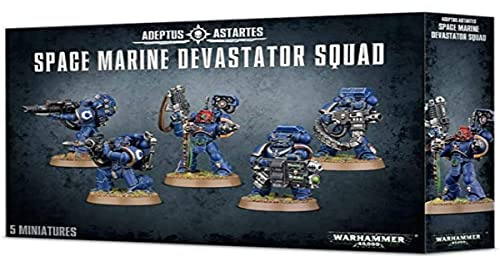 GAMES WORKSHOP 9900000055555 in Space Marine Devastator Squad Kunststoff-Kit