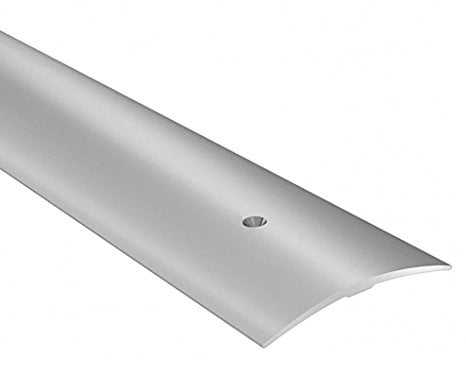 Carpet Cover 70mm Width 1.86M Aluminium Threshold Strip Door Floor Trim Transition Bar TMW Profiles (1.86M, Silver)
