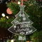 Personalised Christmas Tree Decoration - Xmas Bauble Engraved Gift Bauble - Merry Christmas Different Shape and Design Bauble Ornament Hand Finished in UK(Tree)