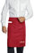 Viedouce 2 Pack Schürze,Wasserdicht Kurze Taille Kochschürze mit 2 Taschen, Küchenschürze,Grillschürze,Küchenschürze für Frauen Männer Restaurant Server Chef Kellnerin Kellner Barista (Rot)