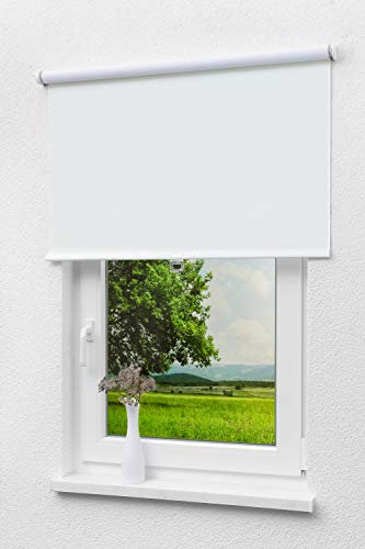 LYSEL - Qualitätsspringrollo abdunkelnd (B x H) 83cm x 190cm in weiß