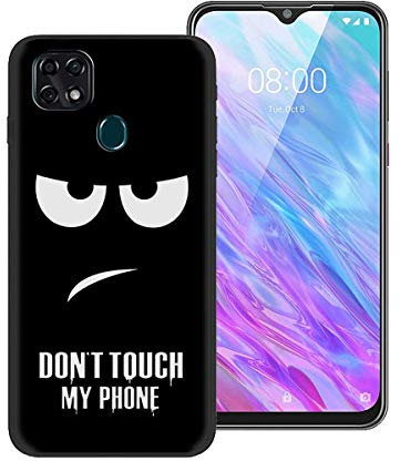 DQG Anti-Fall Schutzhülle für ZTE Blade 10 Smart Hülle, Weiche Handytasche Schwarz TPU Handyhülle Silikon Tasche Schale rutschfest Case Cover für ZTE Blade 10 Smart (6.49) - LLM2