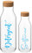 Print Maniacs CORKED GLASS JAR 500ml or 1 Litre Storage Bottle Reuseable Jar Laundry Mrs Hinch Storage Jar (Baby Blue, 1 x Litre x 1 x 500ml)
