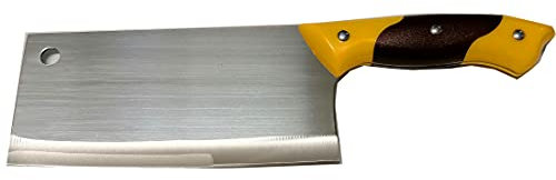 Oceano Coltello da Cucina in Acciaio Inox 28cm. -per Tagliare, Trinciare e Sminuzzare Verdure e Carni.