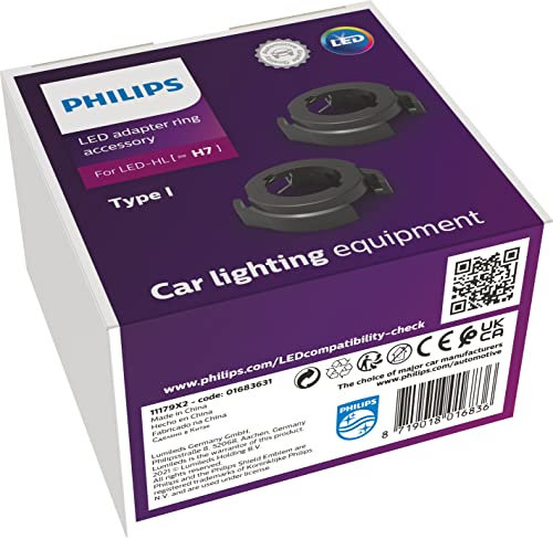 Philips 1683631 Adapter-Ring H7-LED Typ I, Lampenhalterung Ultinon Pro6000 H7-LED