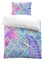 MUSOLEI Housse de Couette 135x200 Sirène Enfant Fille Princesse Parure de Lit 1 Personne en Microfibre avec Fermeture Éclair avec Taie d'oreiller 65x65 Cadeau Fête Annivesaire