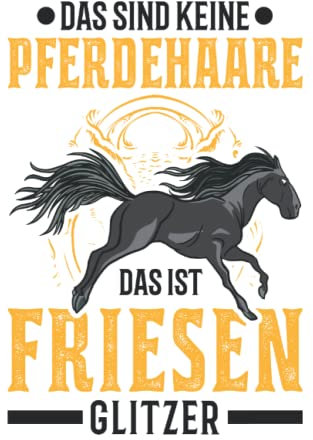 Friesenpferd Tagesplaner: Friesen Pferd Glitzer Friesenpferd / Kalender 2023 & 2024 / Wochenplaner Tagesplaner Planer / Planungsbuch To-Do-Liste / 6x9 Zoll / 100 ausfüllbare Seiten