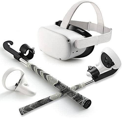 SUPERVR VR Golf Attachment Club for Oculus Quest 2 Accessories Golf+ (Right Controller)