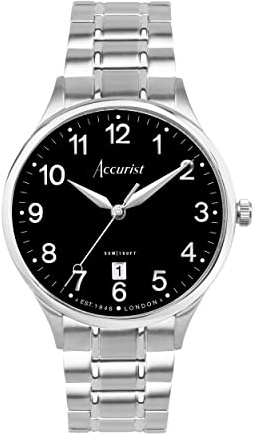 Accurist Mens Classic 37mm Quartz Watch with Analogue Display
