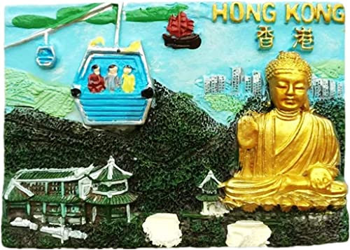 Lantau Island Hong Kong China Magnet Fridge Refrigerator Magnet Decoration Sticker Souvenir Resin Crafts Kitchen Whiteboard