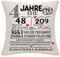 Bommex 4 Jahre Ehe Geschenk 4. Hochzeitstag Kissen Abdeckung Keepsake Dekoration Geschenk für Paare Eltern Frauen Männer Mama Papa Ehemann Frau Oma Opa Tante Onkel Freunde (4. Jahrestag)