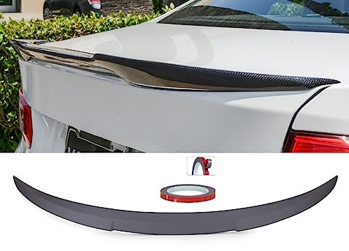 Set Evo Heckspoiler Kofferraum kompatibel für BMW 3er F30 Limousine auch M Schwarz Matt +3M DM Autoteile 16026