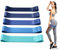 Fitnessbänder [5er Set] Widerstandsbänder mit 5 Widerstandsstufen, Hautfreundlich Resistance Bands mit Tragebeutel, Gymnastikband für Yoga,Pilates,Kniebeugen,Stretching