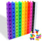 NICEIN Steckwürfel Set - 100 Stück Mathematik Würfel mit Aufbewahrungstasche | Puzzle Blocks,Lernwürfel,Kreativ-Bauset Bausteine | Rechenhilfen&Lerngeschenk für Mädchen und Jungen ab 3 Jahren (100pcs)
