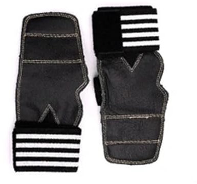 Manique Gym Gants de Musculation en Peau de Vache, 3 Couleurs, poignées antidérapantes, Coussinets, Ceinture de Levage de Terre, Protection des Paumes d'entraînement (Color : White, Size : M)
