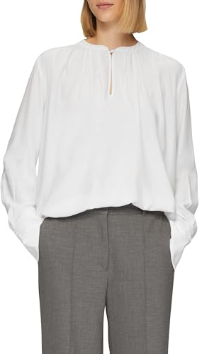 s.Oliver Viskosebluse mit Faltendetails