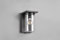lightling Wandlampe Ariana mit Dämmerungssensor, Ein- und Ausschalter, Wandmontage, Outdoor IP44, exkl. 1 x E27 max. 40W, Höhe 19 cm, Breite 11 cm, Druckguss Aluminium, schwarz matt