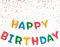 Bunt Happy Birthday Banner, Geburtstagsdeko, Filz Geburtstag Girlande zum Aufhängen Hängende Deko, Happy Birthday Girlande Banner für Erwachsene, Kinder, Mädchen, Frauen