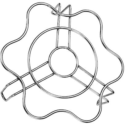 Rejilla Para De Acero Inoxidable Plancha De Cocina La Parrilla De Huevo Bandeja Humeante Rejilla De Vapor De Estante Para Wok Acero Inoxidable 201 Ciieeo