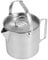 Gogogmee Stainless Steel Kettle Fellow Hob Kettle for Gas Stove Camping 1.2l Portable Tea Pot for Hiking