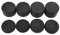 8 piezas de controlador de silicona analógico soporte para pulgar funda de joystick para PS5 para PS4 basculante sombrero antideslizante elevado accesorios de juego