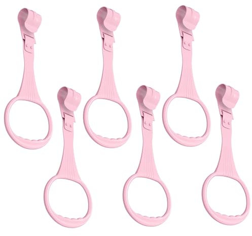 HoveeLuty Stück Baby-Hochziehringe, sicher hängende Kunststoff-Gehhilfe-Hochziehringe, Krippenzubehör für Säuglinge, Babys und Kleinkinder, Übungswerkzeug, Laufstall-, Baby- für L