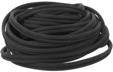 WOONEKY Striscia Di Tenuta in Gomma Per Scanalatura Dello Schermo Rotonda 4,5mm, Fermo Di Fissaggio Per Zanzariera, Autoinstallante Compatibile Finestre in Alluminio e Plastica, 15 Metri