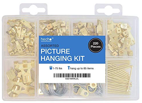 Assorted Kit para colgar cuadros – 220 piezas