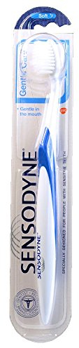 Sensodyne Gentle Care Weiche Zahnbürste für empfindliche Zähne, Weiß, 1 Stück (1 Stück)