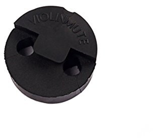 ULTNICE Violinen Dämpfer Gummi Geige Mute Violine Teile (B26 / Schwarz)