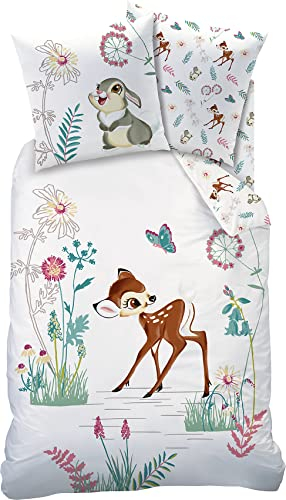 CTI - Bettwäsche - Kinderbettwäsche Disney Bambi Claire Linon Gr. 40x60/100x135
