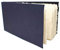Artway Indigo - Baumwoll Rag Papier Skizzenbuch - Panorama Landschaft - 40 Seiten/20 Blätter aus 250gsm Mittlere Textur 100% Baumwoll Rag Papier - 100% Handgemachtes, Weiß