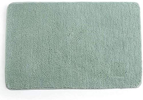 LiGG LiGG Badematte Anti Rutsch Badteppich Absorbent Badezimmerteppich Microfaser Badvorleger Extralange Badematten, Grün, 40 x 60 cm